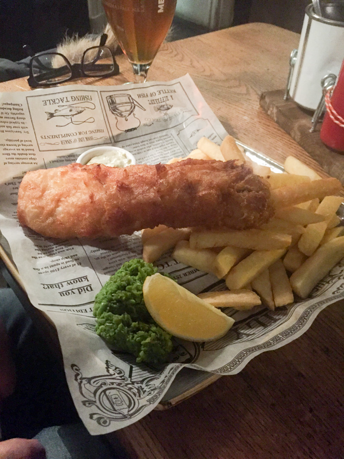Fish and Chips at The Eagle 