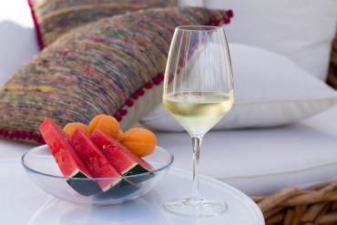 Spanische Outdoor Deco in pink Wein und Wassermelone - lindaloves.de