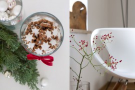 erste Weihnachtsdeko mit roten Beeren und Zimtsternen - lindlaloves.de DIY und Deco