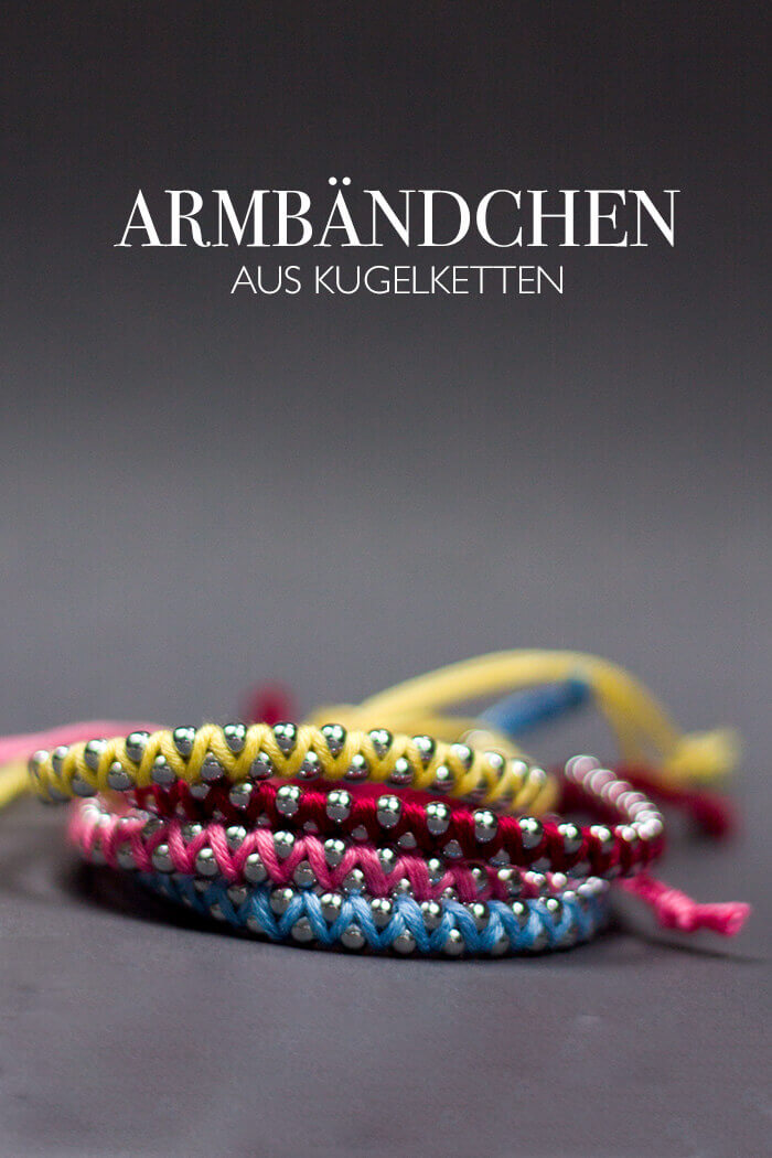 Armband aus Kugelkette - DIY Blog lindaloves.de