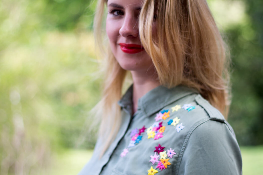 DIY Bluse besticken für Anfänger - DIY Blog lindalovesde 