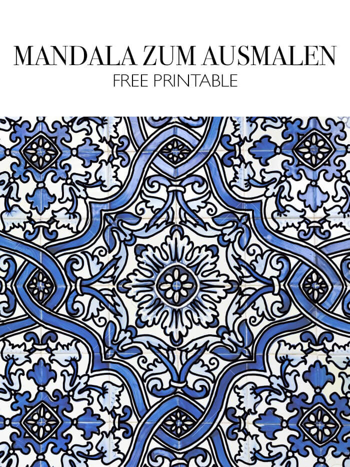 Mandala zum ausmalen - Free Printale - Do-it-yourself-Blog lindaloves.de
