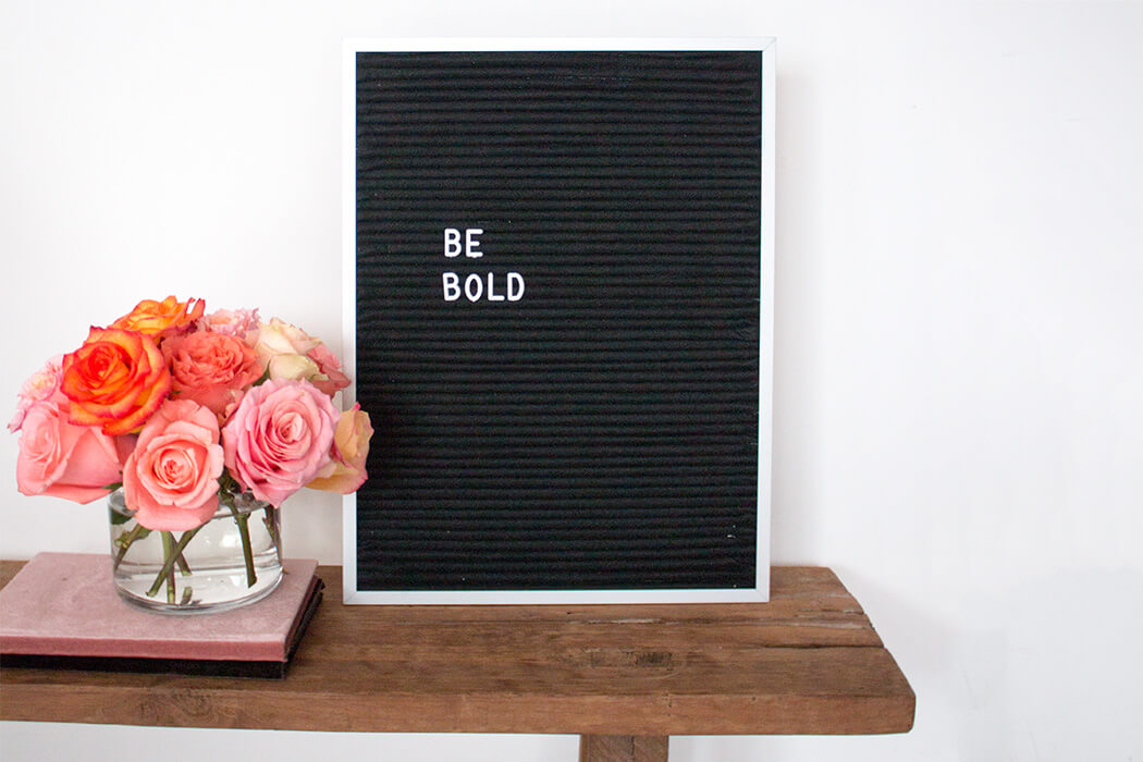 DIY Letterboard selber machen - Buchstabentafel aus Filz basteln - Home Deko DIY