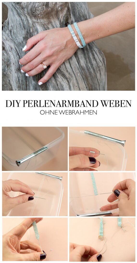 Diy Perlenarmband Weben Schmuck Selber Machen