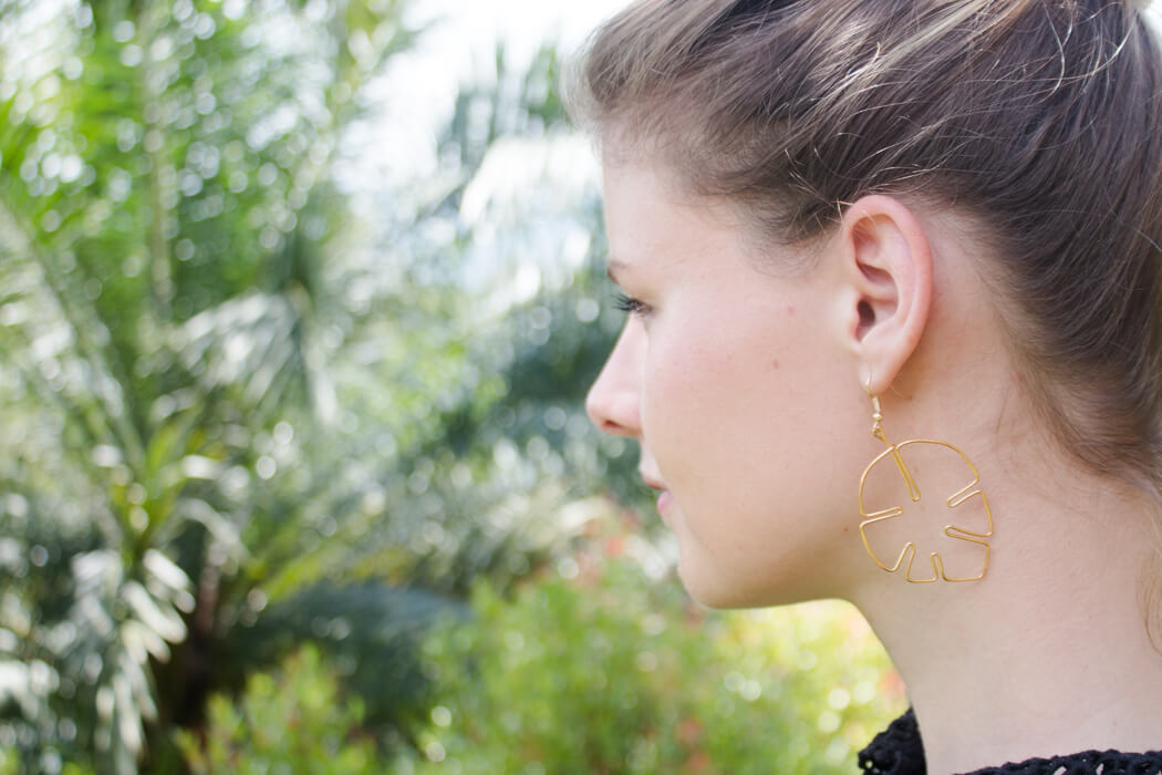 Ohrringe aus Draht biegen - DIY Schmuck - Basteln Blog DIY