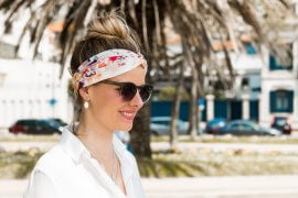 Haarband Diy selbstgemacht blog nivea sommer hairband fashion