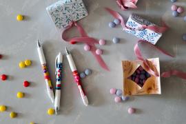 DIY Geschenkidee - Geschenkbox basteln - Vorlage zum falten gratis zum Download